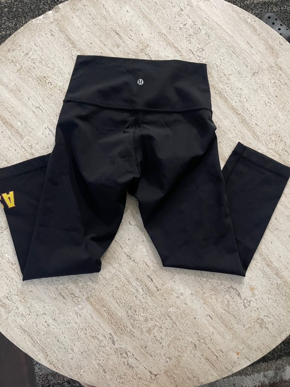 Lululemon ASU Align high-rise cropped Active Leggings in Black Workout Gym Sz 4 - Picture 4 of 12